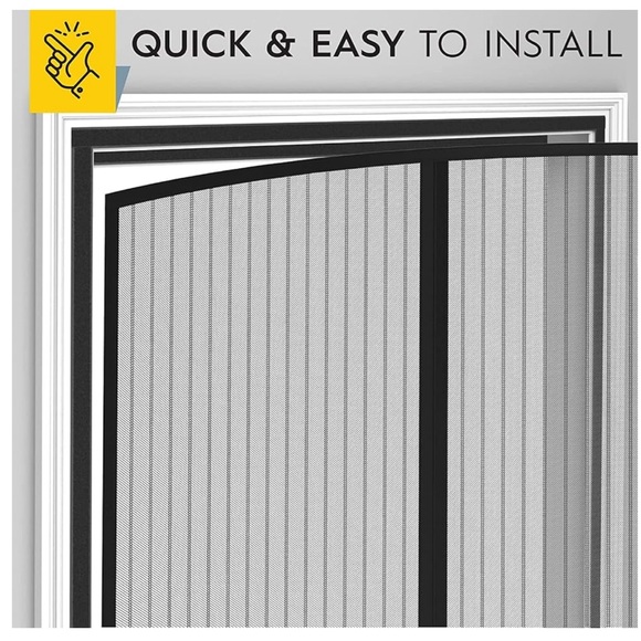 AUGO Magnetic Screen Door  38” x 83” - Picture 3 of 5